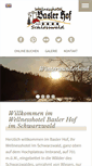 Mobile Screenshot of baslerhof.de